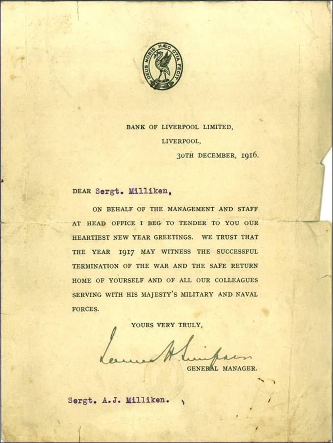 Ww1 Letter Example Ww1 Letter Example